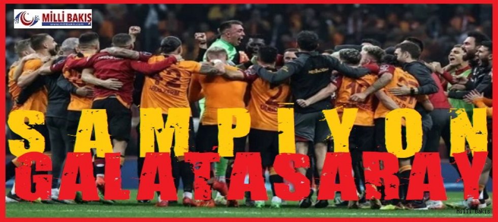 2022/2023 Süperlig'de ŞAMPİYON GALATASARAY 
