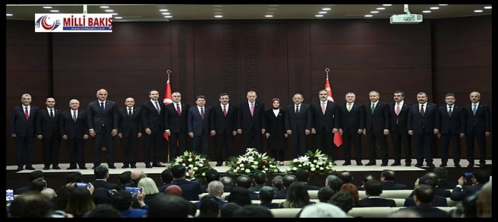 Cumhurbaşkanı Erdoğan, Kabine'yi açıkladı