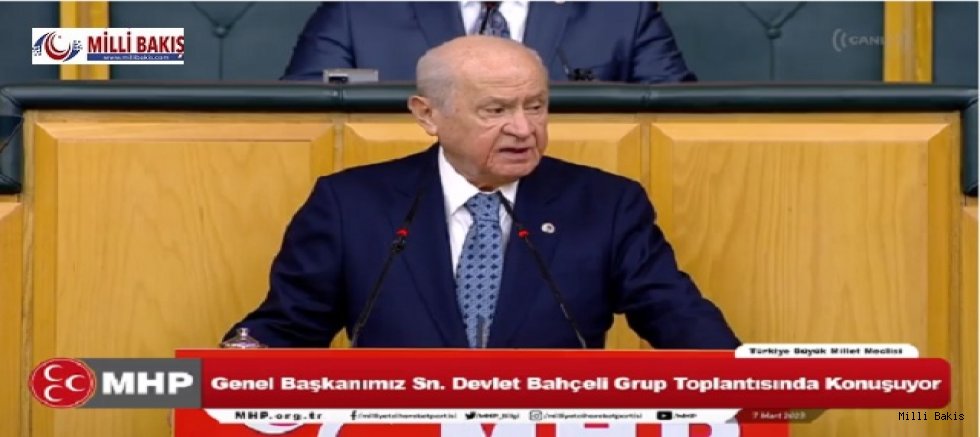 Devlet BAHÇELİ’nin, TBMM  yapmış oldukları konuşma.