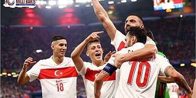 A Milli Futbol Takımımız Tarih yazmaya devam ediyor.
