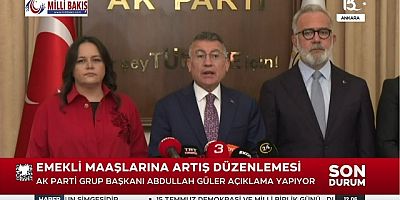 AK Parti Grup Başkanı Güler,Açıklamalarda Bulundu.