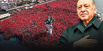 Başkan Erdoğan İzmir'de tarihi kalabalığa seslendi