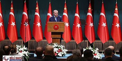 Cumhurbaşkanı Erdoğan, Cumhurbaşkanlığı Kabinesi Toplantısı’nın ardından yaptığı açıklama