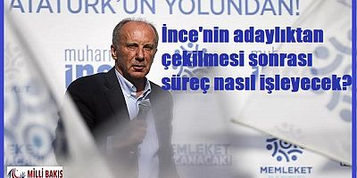 Muharrem İnce, adaylıktan çekildiğini açıkladı.