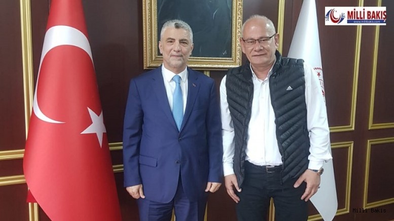 Ticaret Bakanımız Ömer BOLAT'a hayırlı olsun ziyareti.